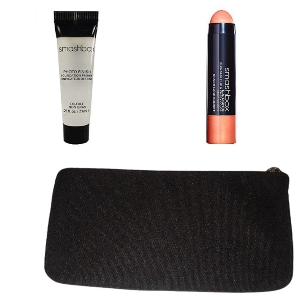 Smashbox Finish Foundation Primer -  Blendable Lip & Cheek Color- Make Up Bag
